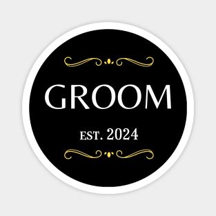 groom to be - groom est 2024 Magnet